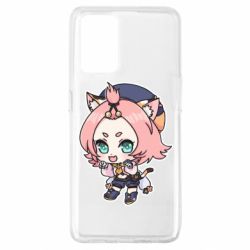Чехол для Oppo A74 4G Genshin Impact chibi Diona - PrintSalon