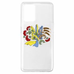 Чохол для Oppo A74 4G Герб колоски і калина - PrintSalon