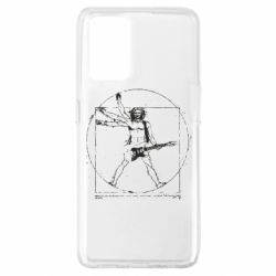 Чехол для Oppo A74 4G Guitarist Da Vinci - PrintSalon