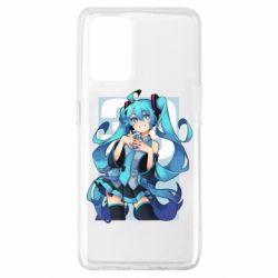 Чехол для Oppo A74 4G Hatsune Miku art - PrintSalon