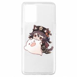 Чехол для Oppo A74 4G Hu Tao cat - PrintSalon