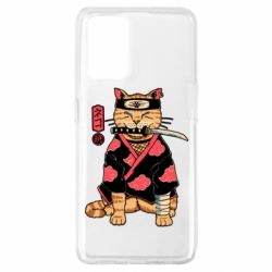Чехол для Oppo A74 4G Japanese Akatsuki cat - PrintSalon
