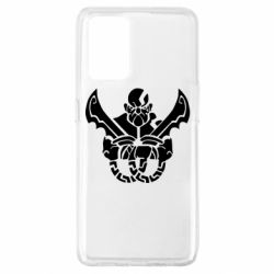 Чехол для Oppo A74 4G Kratos silhouette - PrintSalon