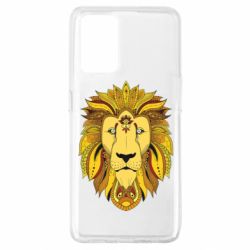 Чехол для Oppo A74 4G Lion art - PrintSalon