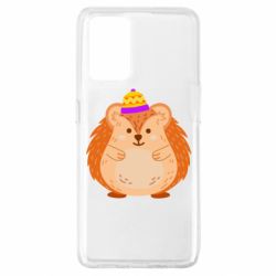 Чехол для Oppo A74 4G Little hedgehog in a hat - PrintSalon
