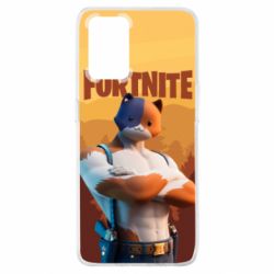 Чехол для Oppo A74 4G Meowscles and logo - PrintSalon