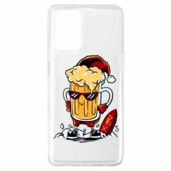 Чехол для Oppo A74 4G New Year's beer - PrintSalon