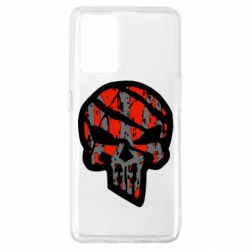 Чохол для Oppo A74 4G Punisher Coat of arms of Ukraine - PrintSalon