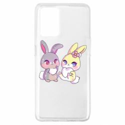Чехол для Oppo A74 4G Rabbits In Love - PrintSalon