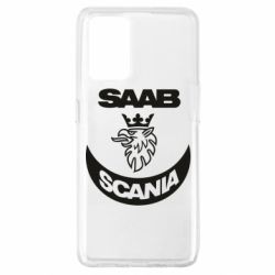 Чехол для Oppo A74 4G Scania SAAB logo - PrintSalon