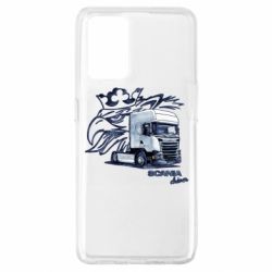 Чехол для Oppo A74 4G Scania watercolor art - PrintSalon