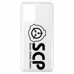 Чохол для Oppo A74 4G SCP logo text - PrintSalon