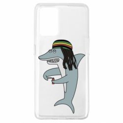 Чехол для Oppo A74 4G Shark Rastaman - PrintSalon