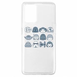 Чехол для Oppo A74 4G Star wars icons - PrintSalon