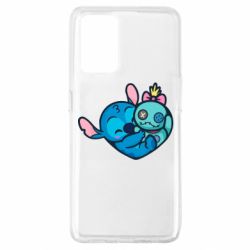 Чехол для Oppo A74 4G Стич с куклой - PrintSalon