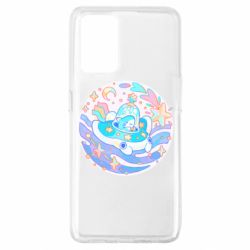 Чехол для Oppo A74 4G Ultra cute shark - PrintSalon
