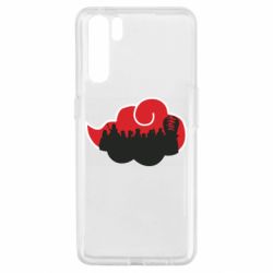 Чехол для Oppo A91/Reno3 Akatsuki Members Red Cloud - PrintSalon