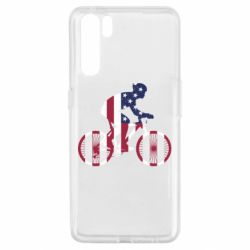 Чехол для Oppo A91/Reno3 American cyclist - PrintSalon