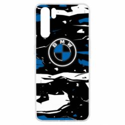 Чехол для Oppo A91/Reno3 BMW logo and art background - PrintSalon