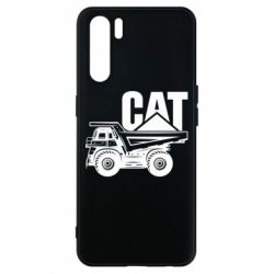 Чехол для Oppo A91/Reno3 CAT logo and truck - PrintSalon