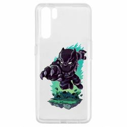 Чехол для Oppo A91/Reno3 Cute Black panther - PrintSalon