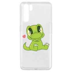 Чехол для Oppo A91/Reno3 Cute dinosaur - PrintSalon