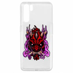 Чехол для Oppo A91/Reno3 Darth Maul Japanese mask - PrintSalon