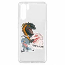 Чехол для Oppo A91/Reno3 Динозавры. Мир Юрского периода - PrintSalon