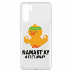 Чехол для Oppo A91/Reno3 Duck Namast'ay Away - PrintSalon