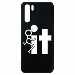 Чехол для Oppo A91/Reno3 F*ck with IT - PrintSalon