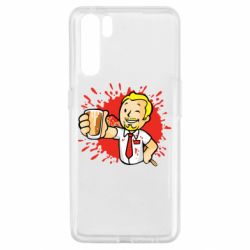 Чехол для Oppo A91/Reno3 Fallout  boy blood - PrintSalon