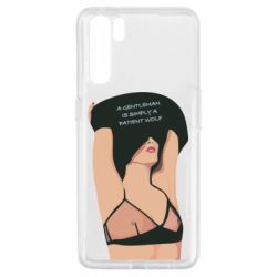 Чехол для Oppo A91/Reno3 Gentleman Is Simply A Patient Wolf - PrintSalon