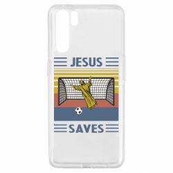 Чехол для Oppo A91/Reno3 Jesus will save - PrintSalon