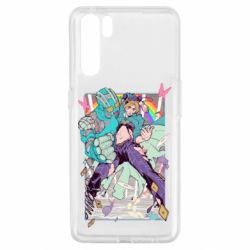 Чехол для Oppo A91/Reno3 Jojo's bizzare poster - PrintSalon