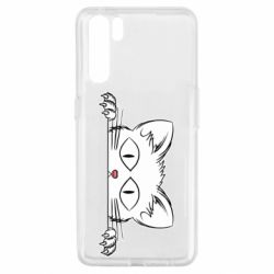 Чехол для Oppo A91/Reno3 Котейка - PrintSalon