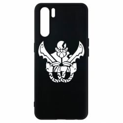 Чехол для Oppo A91/Reno3 Kratos silhouette - PrintSalon