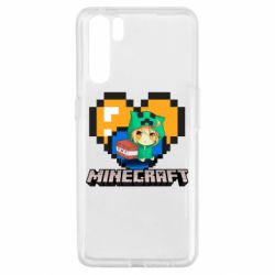 Чохол для Oppo A91 / Reno3Minecraft Girl - PrintSalon