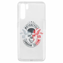 Чехол для Oppo A91/Reno3 Moto skull - PrintSalon