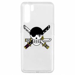 Чехол для Oppo A91/Reno3 One Piece Zoro logo - PrintSalon