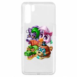 Чехол для Oppo A91/Reno3 Персонажи FNAF - PrintSalon