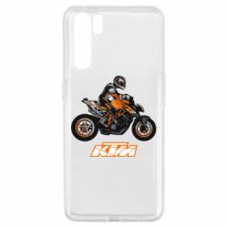 Чехол для Oppo A91/Reno3 Sport Bike Art - PrintSalon