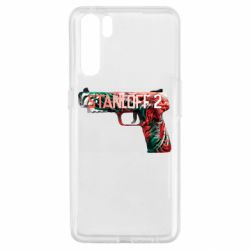 Чехол для Oppo A91/Reno3 Standoff pistol - PrintSalon