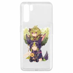 Чехол для Oppo A91/Reno3 Тигнари с Коллеи - PrintSalon