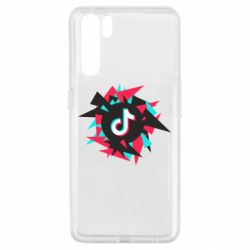 Чехол для Oppo A91/Reno3 Tik tok vector - PrintSalon