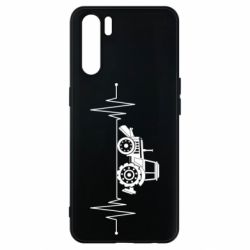 Чехол для Oppo A91/Reno3 Трактор импульс - PrintSalon