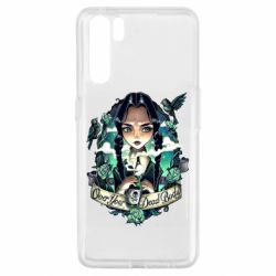 Чехол для Oppo A91/Reno3 Уэнздей арт - PrintSalon