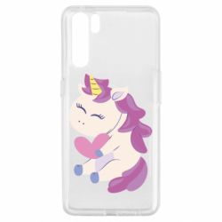 Чехол для Oppo A91/Reno3 Unicorn with love - PrintSalon