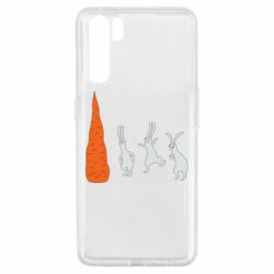 Чохол для Oppo A91 / Reno3Зайці біля морквини