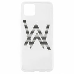 Чехол для Oppo A92s Alan Walker logo stripes - PrintSalon