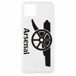 Чехол для Oppo A92s Arsenal simple logo - PrintSalon